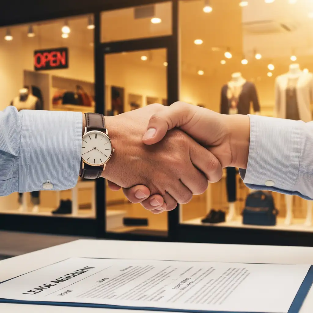 دست دادن موجر و مستأجر روی قرارداد اجاره به نشانه توافق برای تغییر شغل و جلوگیری از تخلیه.